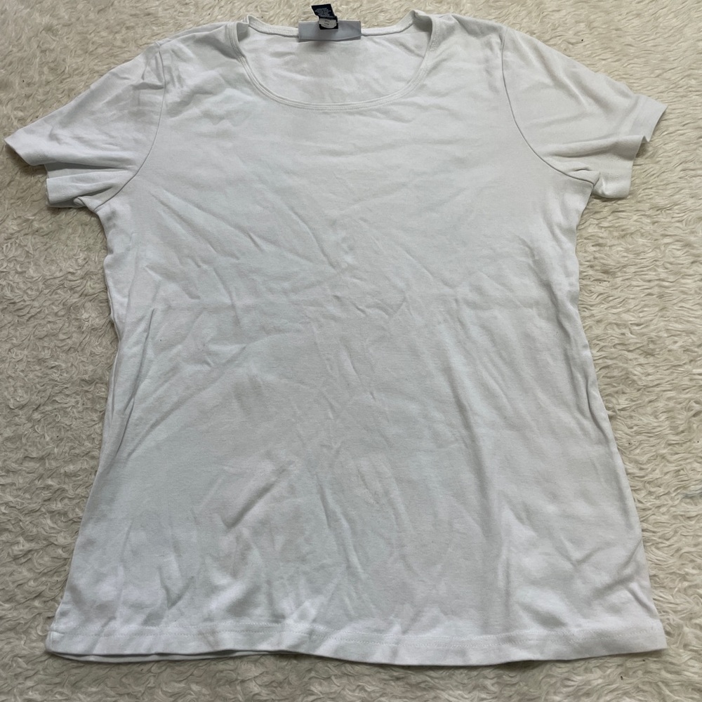 karen scott white t shirt